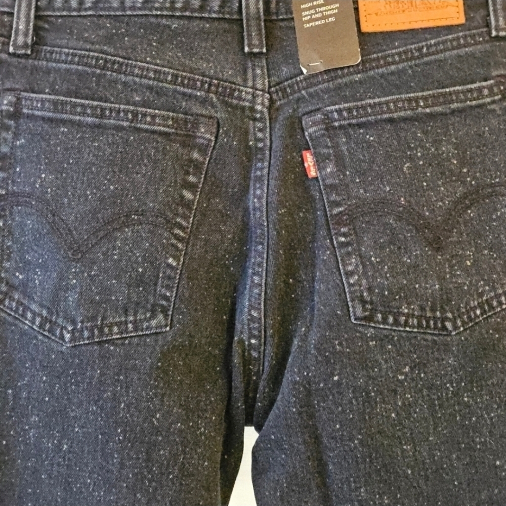 LEVI'S WEDGIE INTERGALACTIC ACID WASH JEANS WOMEN'S SIZE 26 - Picture 11 of 13